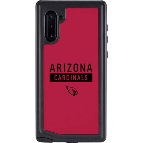 NFL Arizona Cardinals Red Performance Series Galaxy Note 10 Waterproof Case