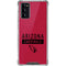 NFL Arizona Cardinals Red Performance Series Galaxy Note20 5G Clear Case