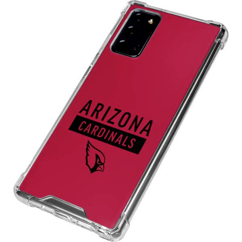 NFL Arizona Cardinals Red Performance Series Galaxy Note20 5G Clear Case