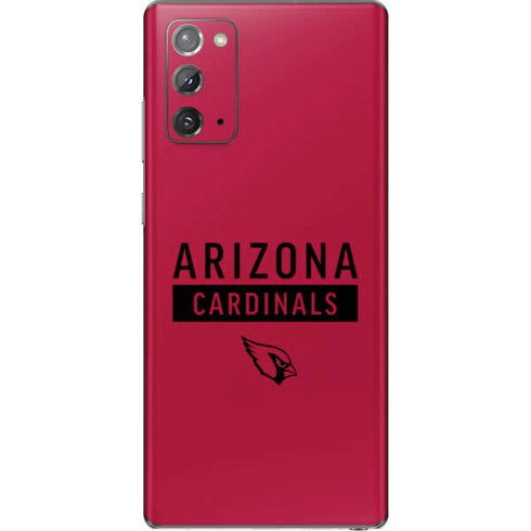 NFL Arizona Cardinals Red Performance Series Galaxy Note20 5G Skin