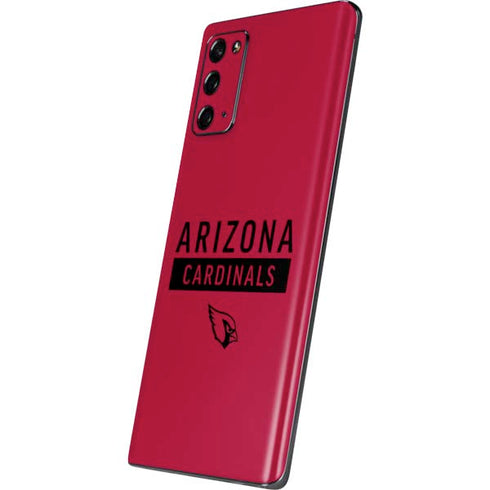 NFL Arizona Cardinals Red Performance Series Galaxy Note20 5G Skin