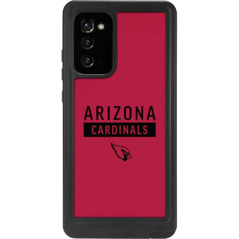 NFL Arizona Cardinals Red Performance Series Galaxy Note20 5G Waterproof Case