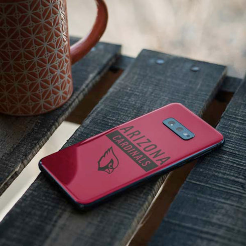 NFL Arizona Cardinals Red Performance Series Galaxy S10e Skin