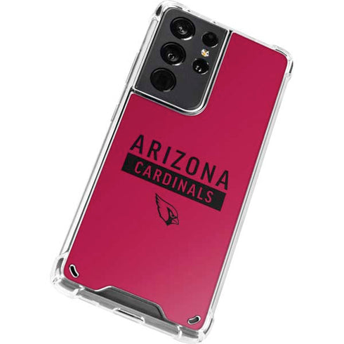 NFL Arizona Cardinals Red Performance Series Galaxy S21 Ultra 5G Clear Case