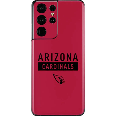 NFL Arizona Cardinals Red Performance Series Galaxy S21 Ultra 5G Skin