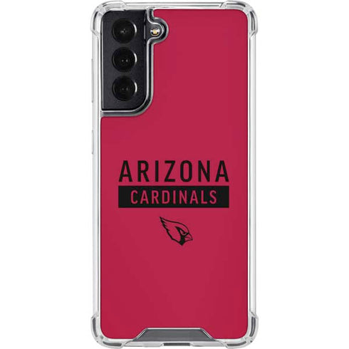 NFL Arizona Cardinals Red Performance Series Galaxy S22 Clear Case