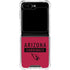 NFL Arizona Cardinals Red Performance Series Galaxy Z Flip5 5G Clear Case