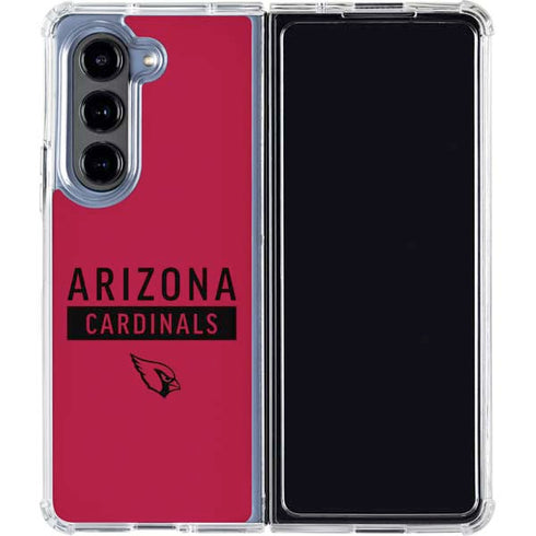 NFL Arizona Cardinals Red Performance Series Galaxy Z Fold5 5G Clear Case