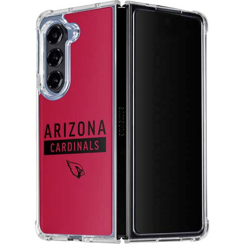 NFL Arizona Cardinals Red Performance Series Galaxy Z Fold5 5G Clear Case