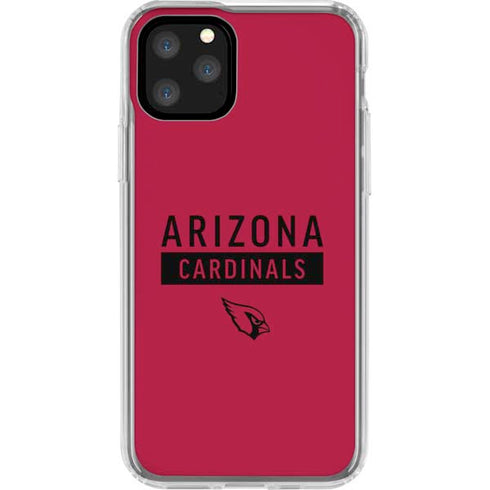 NFL Arizona Cardinals Red Performance Series iPhone 11 Pro Clear Case