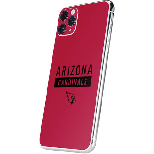 NFL Arizona Cardinals Red Performance Series iPhone 11 Pro Max Skin