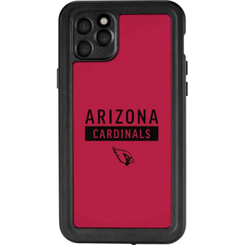 NFL Arizona Cardinals Red Performance Series iPhone 11 Pro Max Waterproof Case