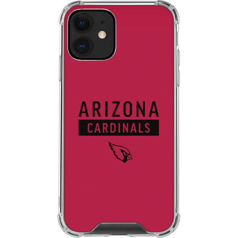 NFL Arizona Cardinals Red Performance Series iPhone 12 Clear Case
