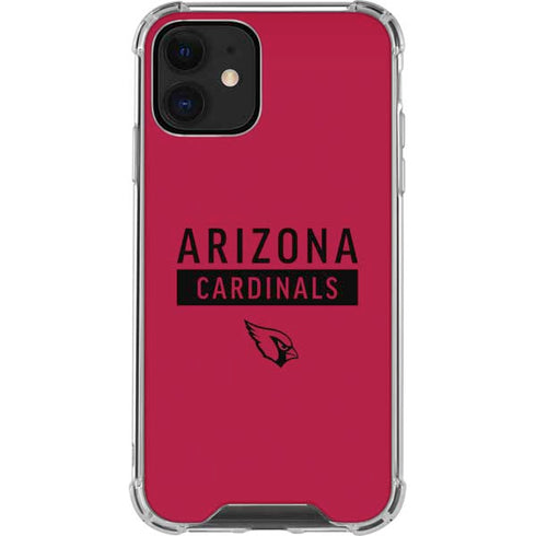 NFL Arizona Cardinals Red Performance Series iPhone 12 Mini Clear Case