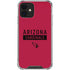 NFL Arizona Cardinals Red Performance Series iPhone 12 Mini Clear Case