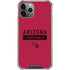 NFL Arizona Cardinals Red Performance Series iPhone 12 Pro Clear Case