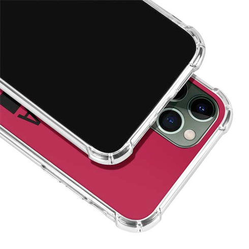 NFL Arizona Cardinals Red Performance Series iPhone 12 Pro Clear Case