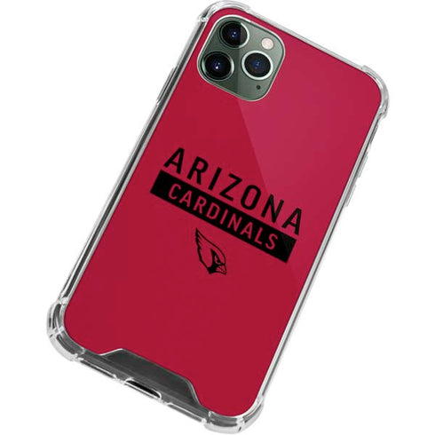 NFL Arizona Cardinals Red Performance Series iPhone 12 Pro Clear Case