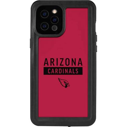 NFL Arizona Cardinals Red Performance Series iPhone 12 Pro Max Waterproof Case