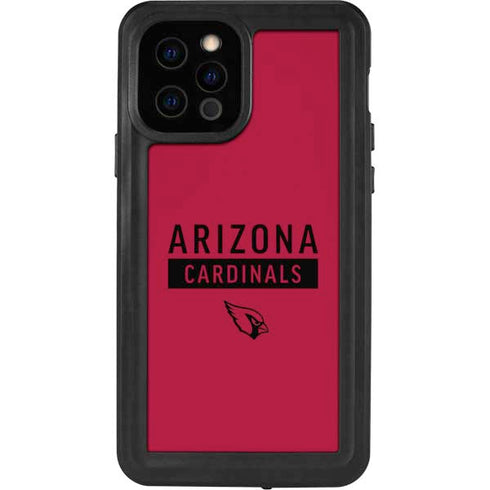 NFL Arizona Cardinals Red Performance Series iPhone 12 Pro Waterproof Case