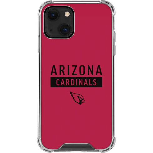 NFL Arizona Cardinals Red Performance Series iPhone 13 Clear Case