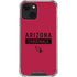 NFL Arizona Cardinals Red Performance Series iPhone 13 Clear Case