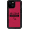 NFL Arizona Cardinals Red Performance Series iPhone 13 Mini Waterproof Case