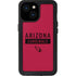 NFL Arizona Cardinals Red Performance Series iPhone 13 Mini Waterproof Case