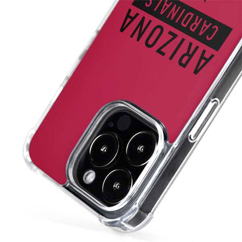 NFL Arizona Cardinals Red Performance Series iPhone 13 Pro MagSafe Case