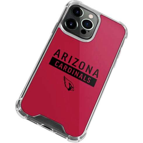 NFL Arizona Cardinals Red Performance Series iPhone 13 Pro Max Clear Case