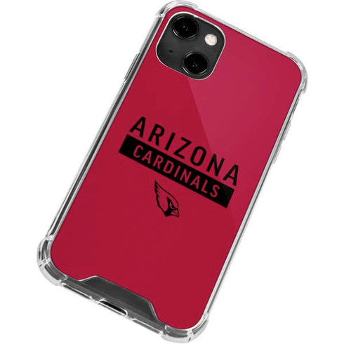 NFL Arizona Cardinals Red Performance Series iPhone 14 Clear Case