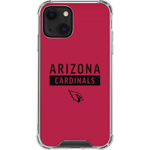 NFL Arizona Cardinals Red Performance Series iPhone 14 Plus Clear Case