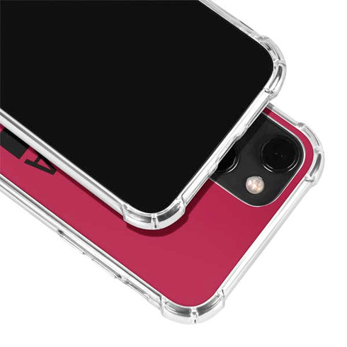 NFL Arizona Cardinals Red Performance Series iPhone 15 Plus Clear Case