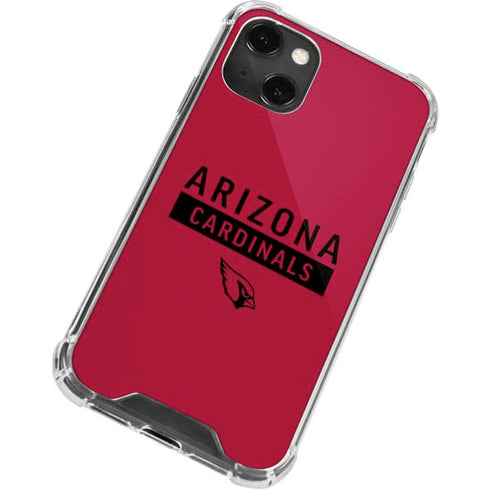 NFL Arizona Cardinals Red Performance Series iPhone 15 Plus Clear Case