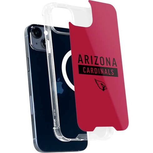 NFL Arizona Cardinals Red Performance Series iPhone 15 Plus MagSafe Case