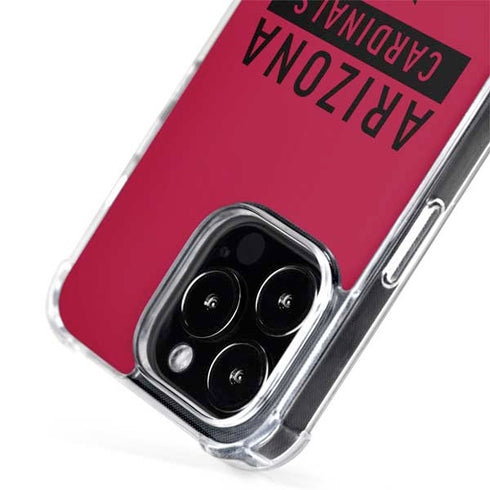 NFL Arizona Cardinals Red Performance Series iPhone 14 Pro Max MagSafe Case