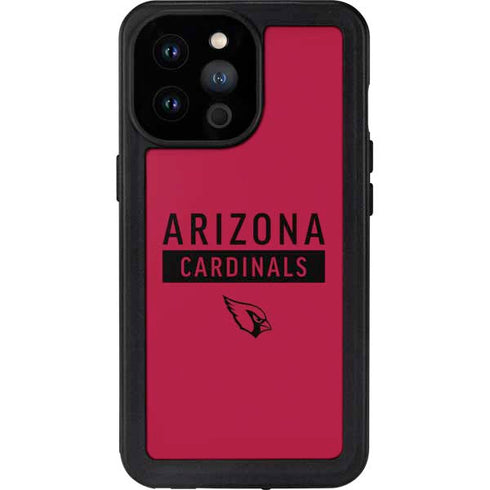 NFL Arizona Cardinals Red Performance Series iPhone 14 Pro Max Waterproof Case