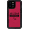 NFL Arizona Cardinals Red Performance Series iPhone 14 Pro Max Waterproof Case
