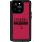 NFL Arizona Cardinals Red Performance Series iPhone 14 Pro Waterproof Case