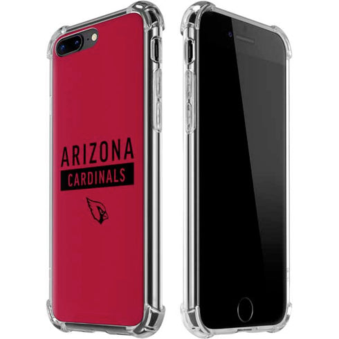 NFL Arizona Cardinals Red Performance Series iPhone 7/8 Plus Clear Case