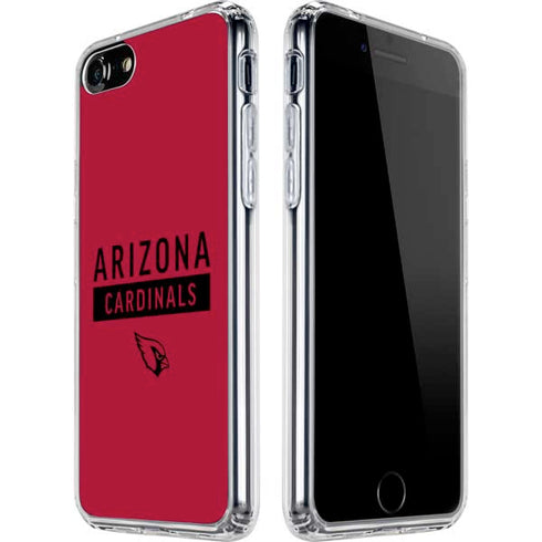 NFL Arizona Cardinals Red Performance Series iPhone SE (2nd & 3rd Gen) Clear Case