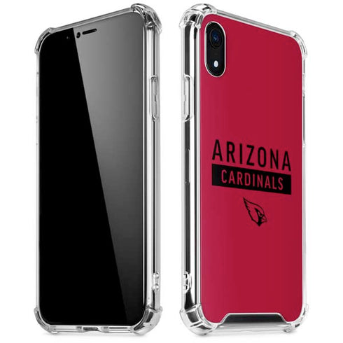 NFL Arizona Cardinals Red Performance Series iPhone XR Clear Case
