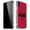 NFL Arizona Cardinals Red Performance Series iPhone XS Max Clear Case