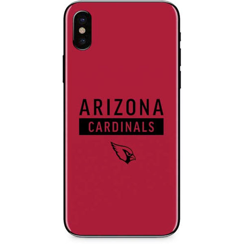 NFL Arizona Cardinals Red Performance Series iPhone XS Skin