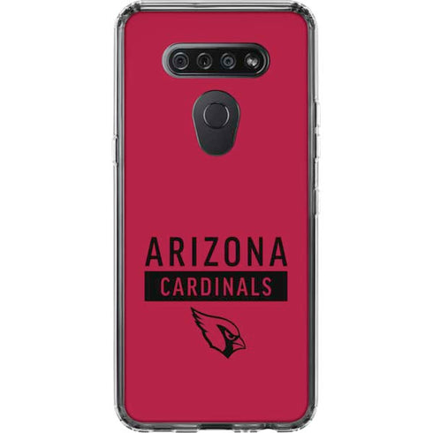 NFL Arizona Cardinals Red Performance Series LG K51/Q51 Clear Case