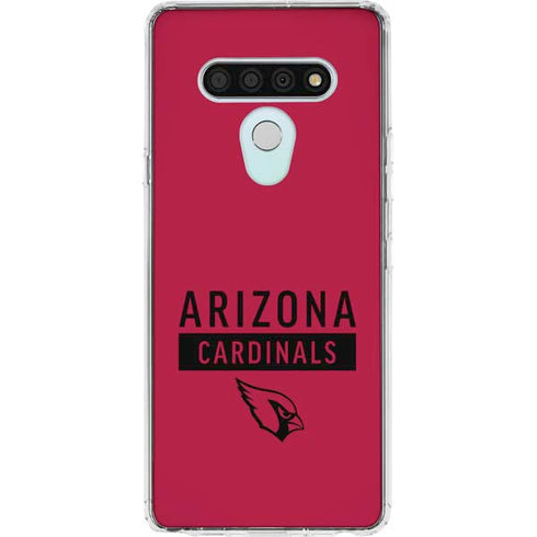 NFL Arizona Cardinals Red Performance Series LG Stylo 6 Clear Case