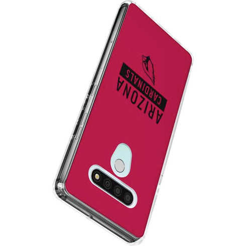 NFL Arizona Cardinals Red Performance Series LG Stylo 6 Clear Case