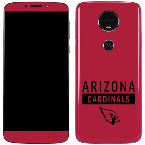NFL Arizona Cardinals Red Performance Series Moto E5 Plus Skin