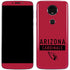 NFL Arizona Cardinals Red Performance Series Moto E5 Plus Skin