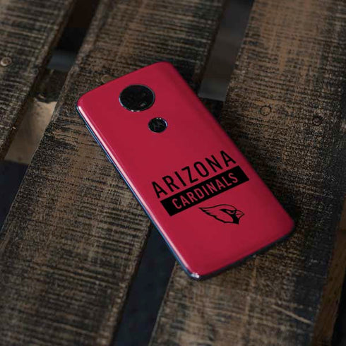 NFL Arizona Cardinals Red Performance Series Moto E5 Plus Skin